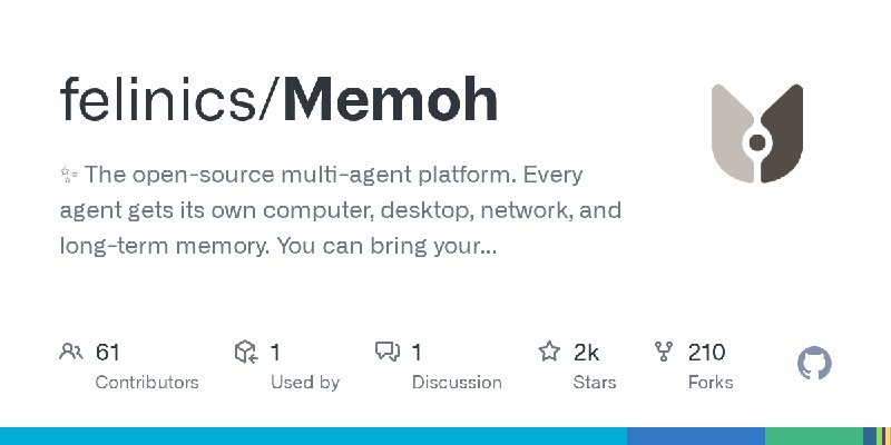GitHub - felinics/Memoh: ✨ The open-source multi-agent platform. Every agent gets its own computer, desktop, network, and long…